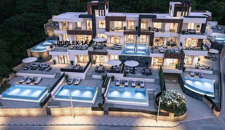 Luksus duplex i Benidorm på stranden
